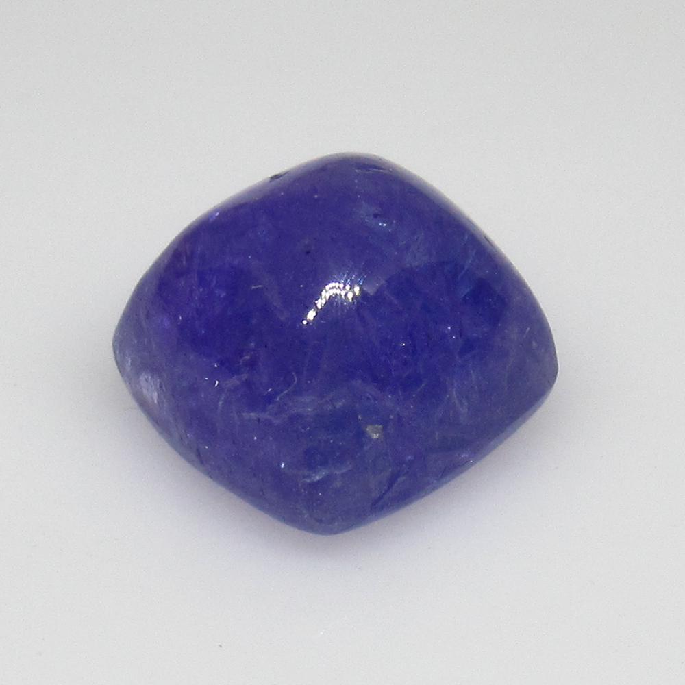 5.55 Ct Natural Tanzanite Cushion Cab (1 of 2)