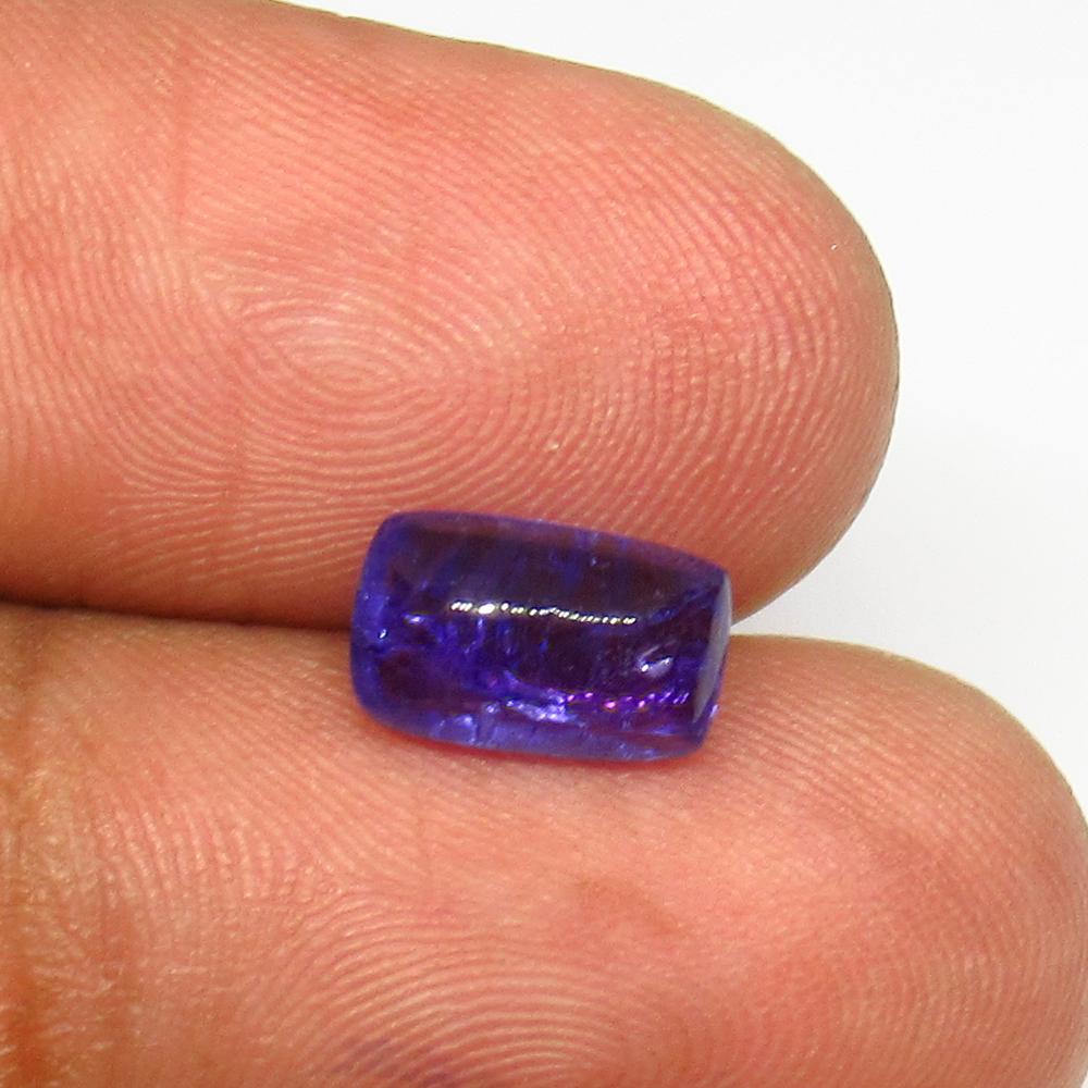 2.09 Ct Natural Tanzanite Cushion Cab (1 of 2)