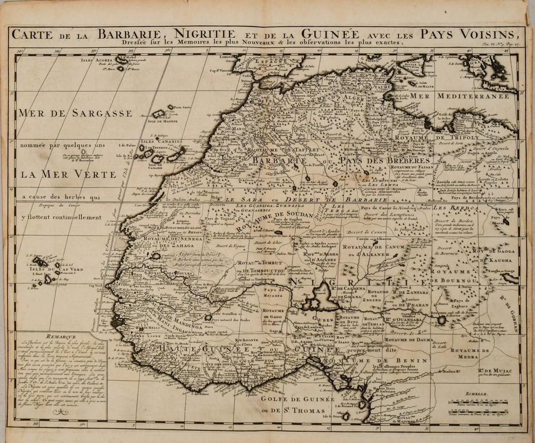 1710 Chatelain Map of Western and Central Africa -- (1 of 1)