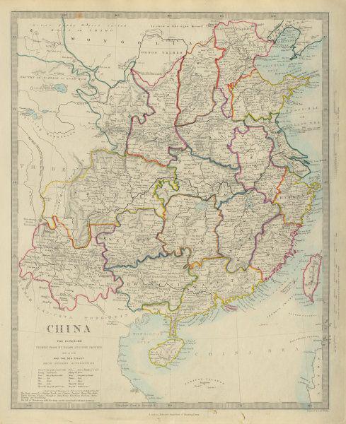 CHINA from Du Halde & Jesuits. Provinces. Formosa (1 of 2)