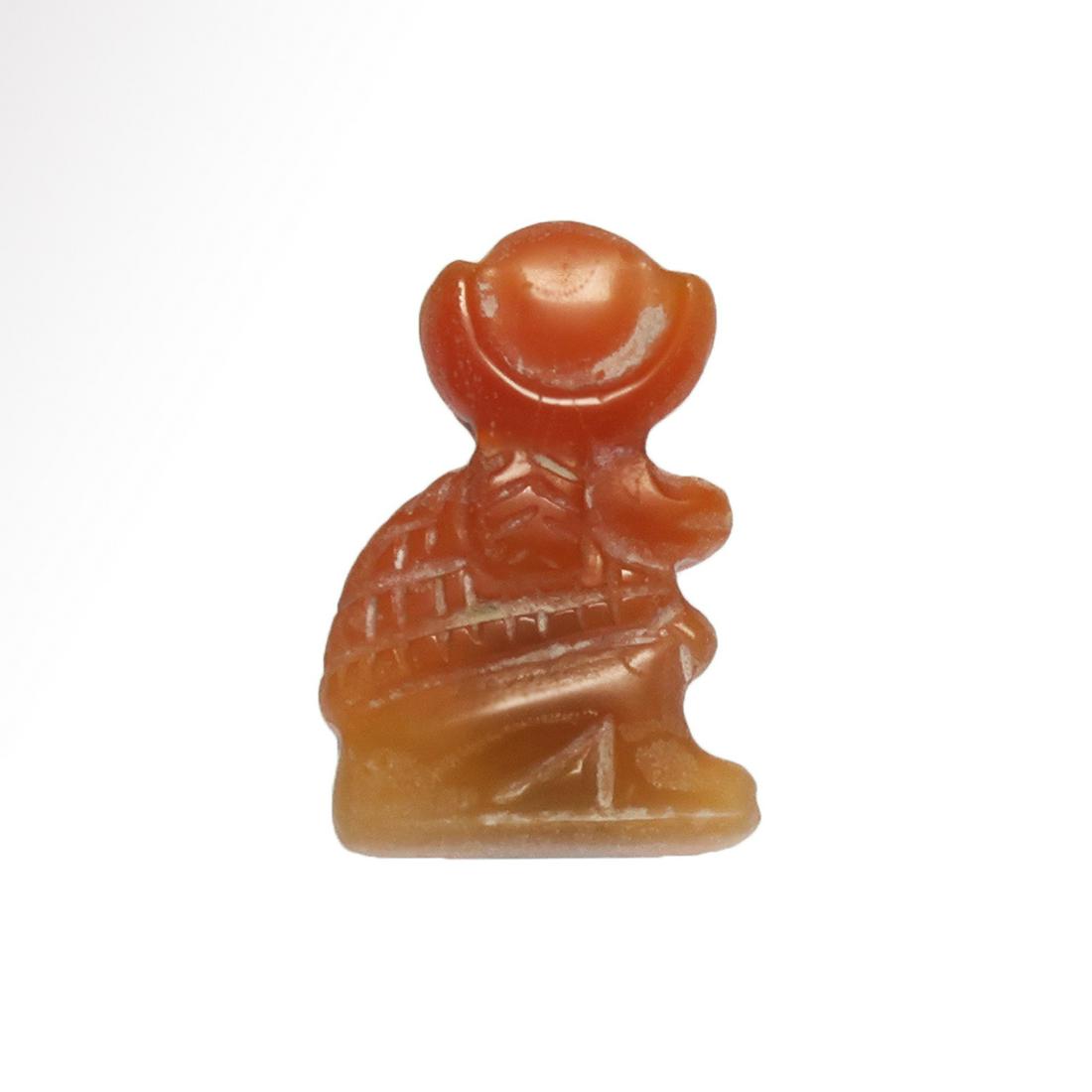 Egyptian Cornelian Amulet, Thoth the Baboon (1 of 4)