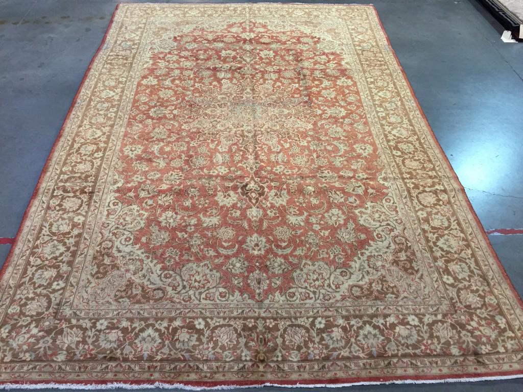 VINTAGE PERSIAN KASHAN RUG 8.8x13.6 (1 of 9)
