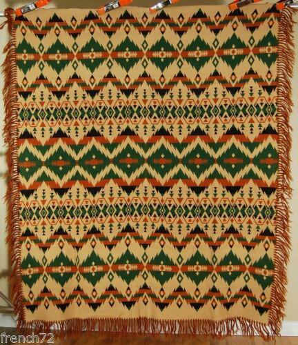 Vintage 20's Beacon Camp Blanket Shawl w/ Label (1 of 11)