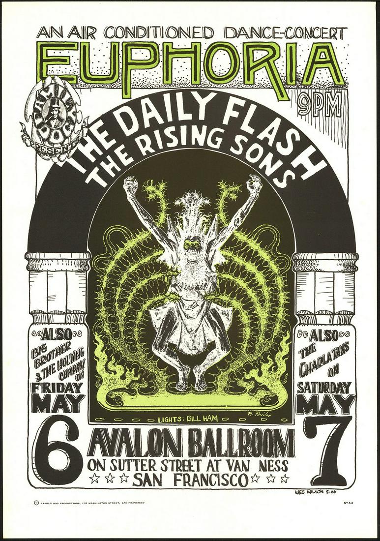 Third Print FD-7 Family Dog Euphoria Poster (1 of 1)