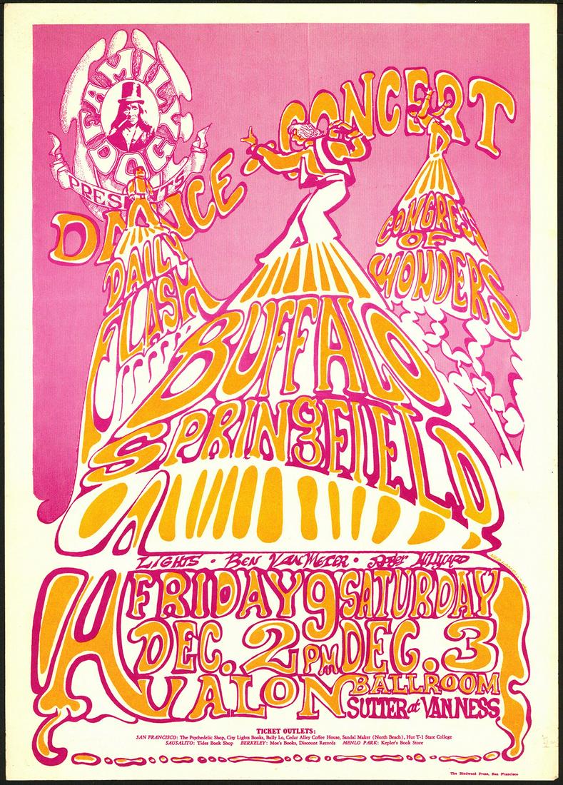 Original FD-37 Buffalo Springfield Poster (1 of 1)