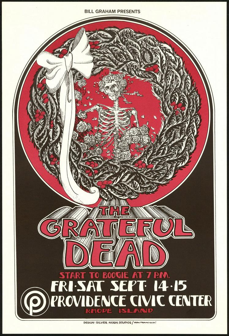 Grateful Dead Providence Rhode Island Poster (1 of 1)