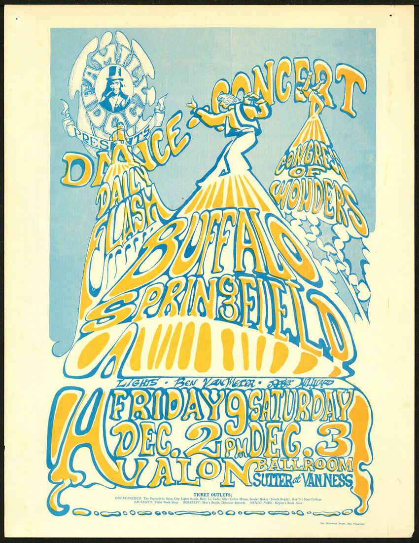 FD-37 Buffalo Springfield Handbill (1 of 1)