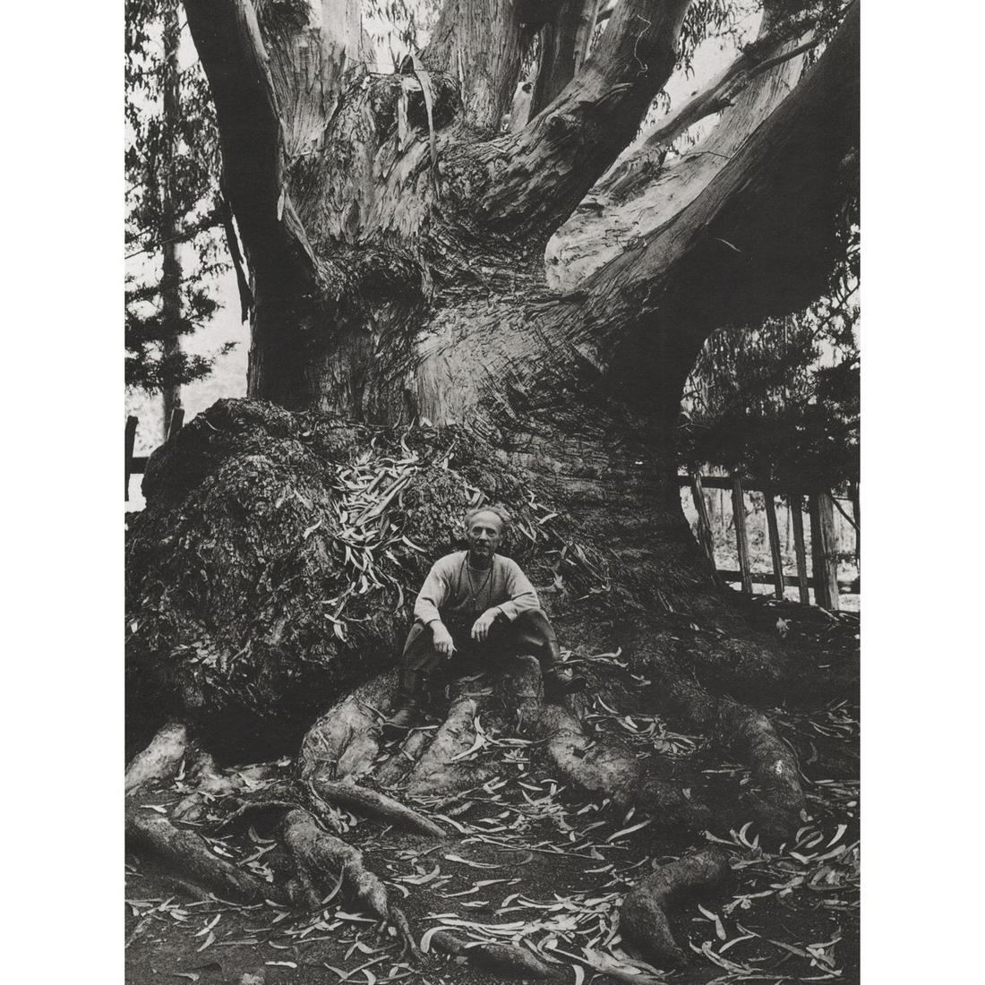 ANSEL ADAMS - Edward Weston, 1945: Artist: ANSEL ADAMS Print Title: Edward Weston, Carmel Highlands, 1945 Medium: Sheet-fed Gravure Printing Date: 1990's Printed in France Image Size approx: 8 x 6 inches Ansel Adams (1902-1984) was an 