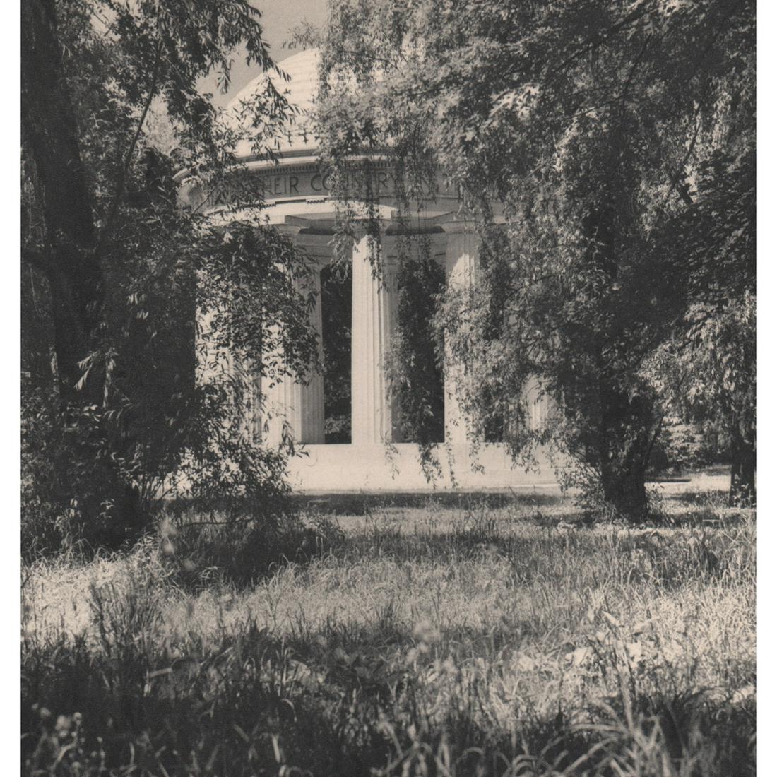 MARIO BUCOVICH - War Memorial: No Reserve! Artist: MARIO BUCOVICH Print Title: War Memorial Medium: Sheet-fed Gravure Printing Date: 1930's Printed in the USA Image Size approx: 7 x 6.5 inches Mario von Bucovich (1884-1944) was als