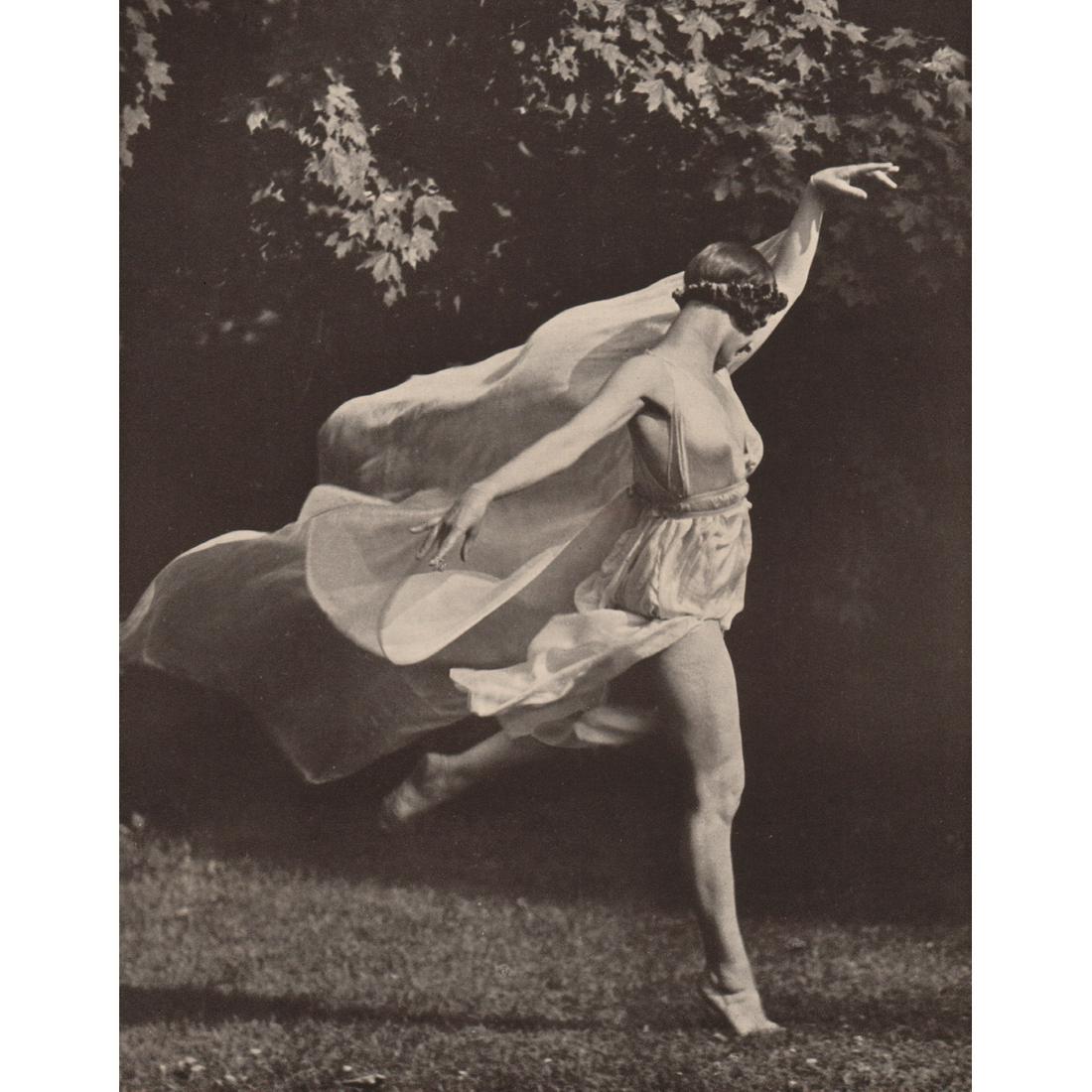 ARNOLD GENTHE - Anna Duncan: Artist: ARNOLD GENTHE Print Title: Anna Duncan Medium: Sheet-fed Gravure Printing date: 1930's Printed in the USA Image Size approz: 9.25 X 7.5 inches Arnold Genthe (1869-1942) was a German-born Ameri