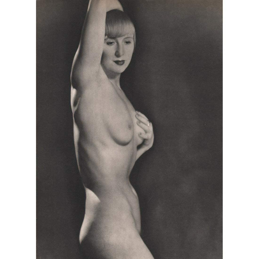 MAN RAY - Nude: Artist: MAN RAY Print Title: Nude Medium: Sheet-fed Gravure Printing Date: 1934 Printed in France Image size approx.11.5 x 8 inches Man Ray, original name Emmanuel Radnitzky, was born on August 27, 18
