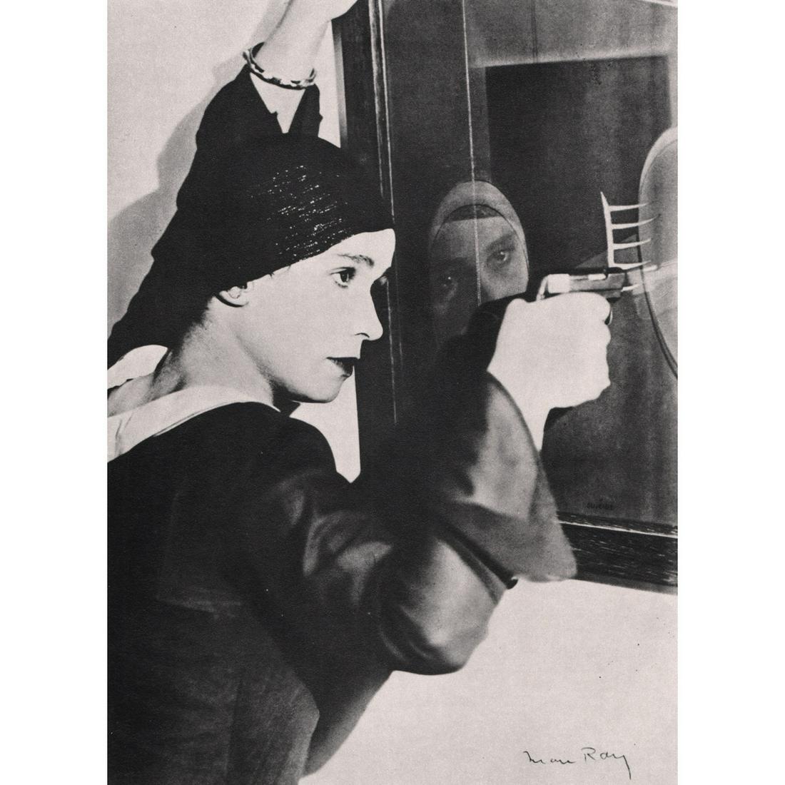 MAN RAY - Untitled, c. 1926-1927: Artist: MAN RAY Print Title: Untitled, c. 1926-1927 Medium: Sheet-fed Gravure with tissue guard Printing Date: 1982 Printed in Italy Image size approx. 9.75 x 7 inches Man Ray, original name Emmanuel 