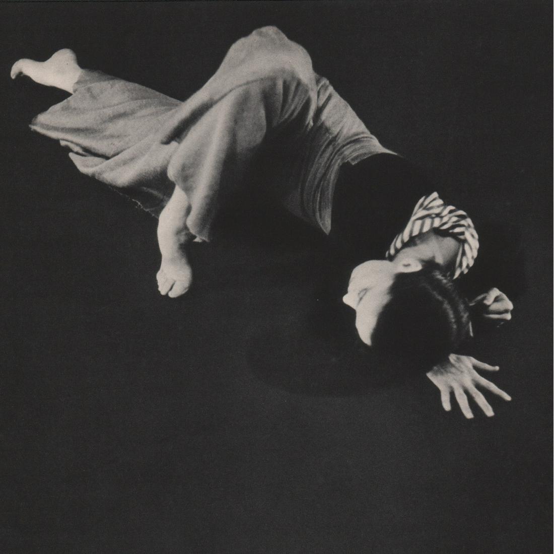BARBARA MORGAN - Martha Graham: Artist: BARBARA MORGAN Print Title: Martha Graham - Deep Song Medium: Sheet-fed Gravure Printing Date: 1930's Printed in The USA Image Size approx: 8 x 8 inches Barbara Morgan (1900 -1992) was an Amer