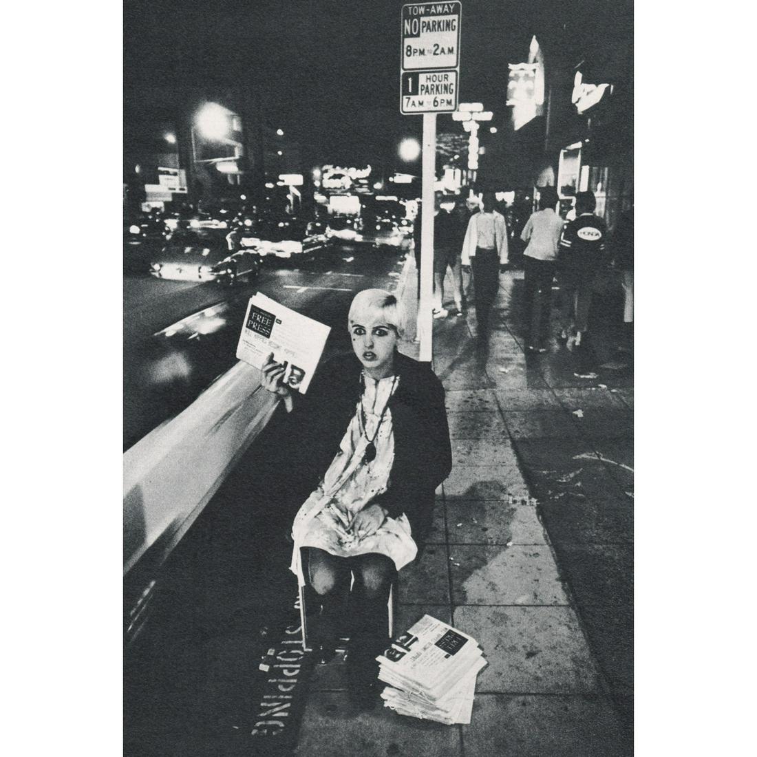 DENNIS STOCK - Sunset Strip: Artist: DENNIS STOCK Print Title: Sunset Strip Medium: Sheet-fed Gravure Printing Date: 1970's Printed in Spain Image Size: 9.75 X 6.5 inches Dennis Stock (1928-2010) was an American journalist and pr
