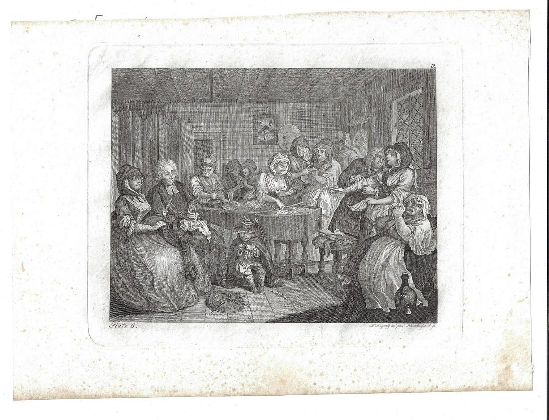 c1800 William Hogarth Engraving (1 of 1)