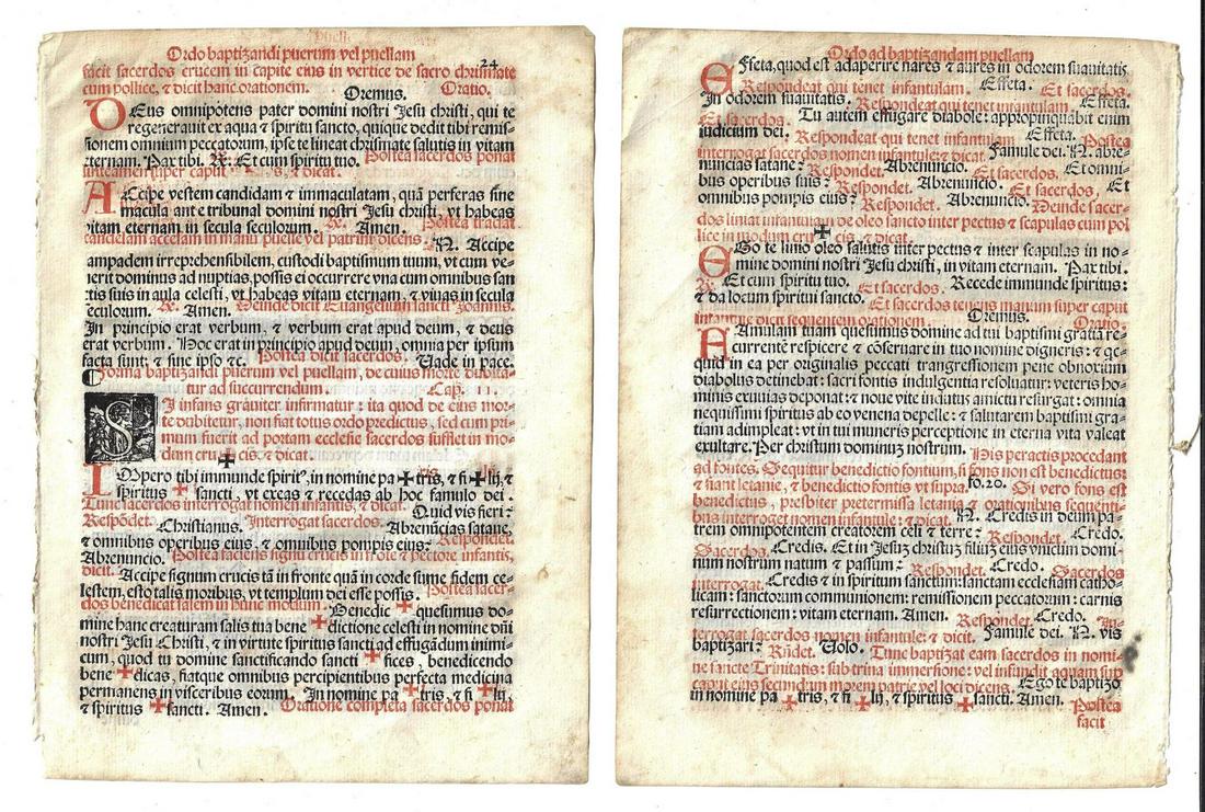 1567 Catholic Prayer Leaves Red and Black (1 of 2)