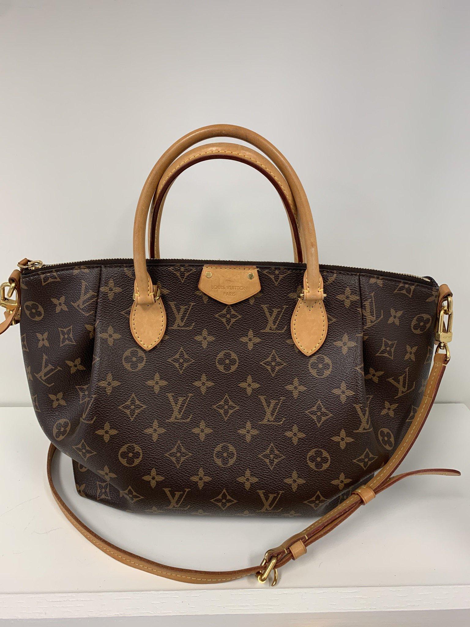 LOUIS VUITTON TURENNE HANDBAG MONOGRAM CANVAS (1 of 8)