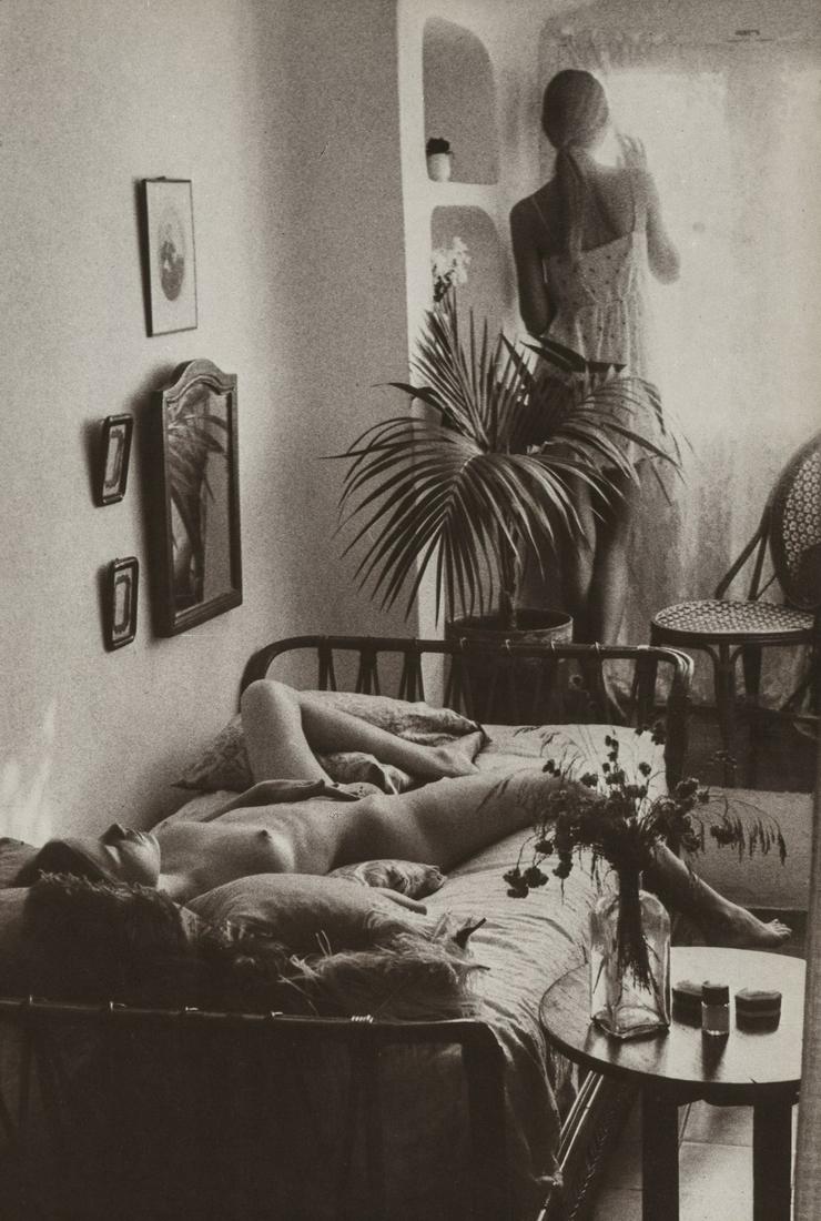 DAVID HAMILTON - Rules of the Game: Artist: David Hamilton Title: Rules of the Game Medium: Photo Litho, 1972, Germany Dimensions: 6.85x10.15" Heat Wax Mounted on 11x14" Conservation Board David Hamilton (1933 - 2016) was a British phot