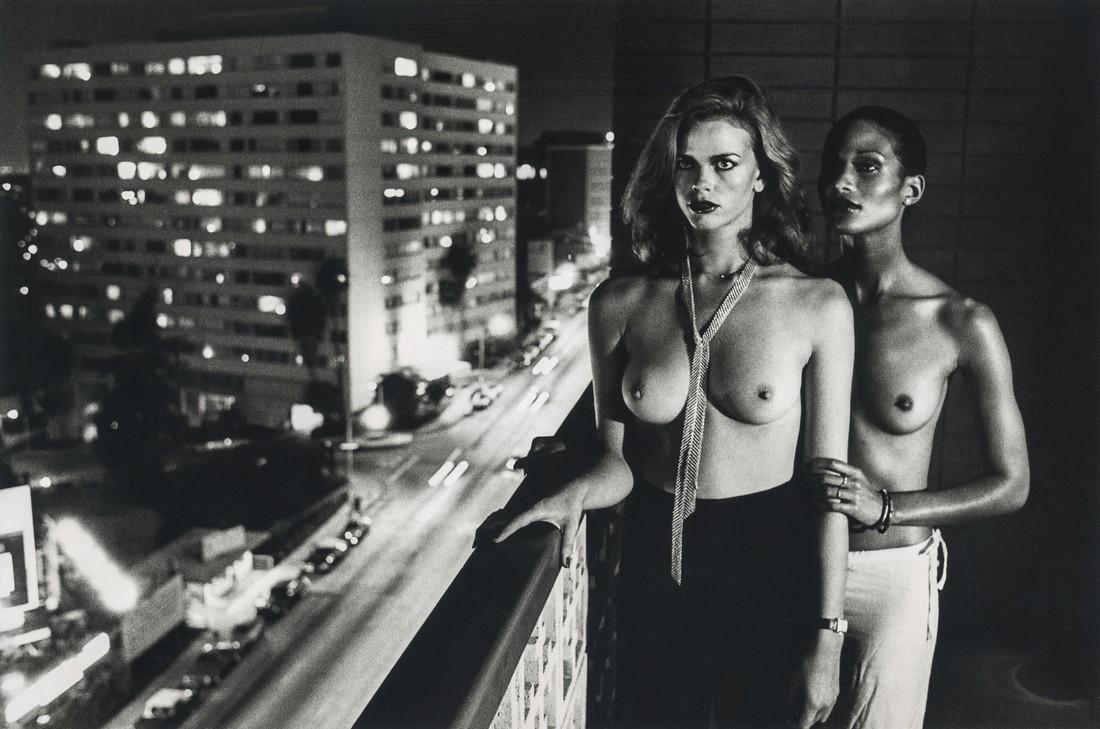 HELMUT NEWTON - Lisa, Beverly, Sunset Strip: Artist: Helmut Newton Title: Hollywood, 1976 Medium: Photo Litho, 1979, USA Dimensions: 14x9" on a 16x11" sheet Unmounted Helmut Newton (1920-2004) was a German-Australian photographer. He was a proli
