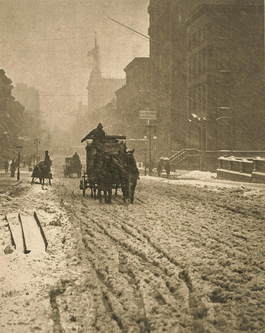 ALFRED STIEGLITZ - Winter Fifth Ave, 1893 (1 of 1)