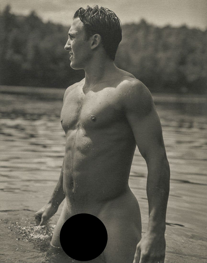 BRUCE WEBER - John, Bear Pond, Adirondack Park, 1990 (1 of 2)