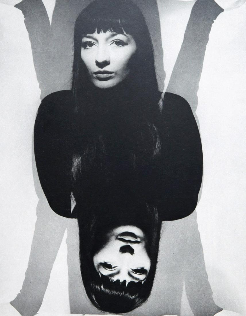 ERWIN BLUMENFELD - Juliette Greco 1951 NewYork: Artist: Erwin Blumenfeld Title: Juliette Greco 1951 NewYork Date Printed: 1979 Medium: Heliogravure Printer Location: Italy 28 x21.9 cm - 10.2 x8.6 inch, With tissue guard Mount Size: 30x40 cm - 15.7x