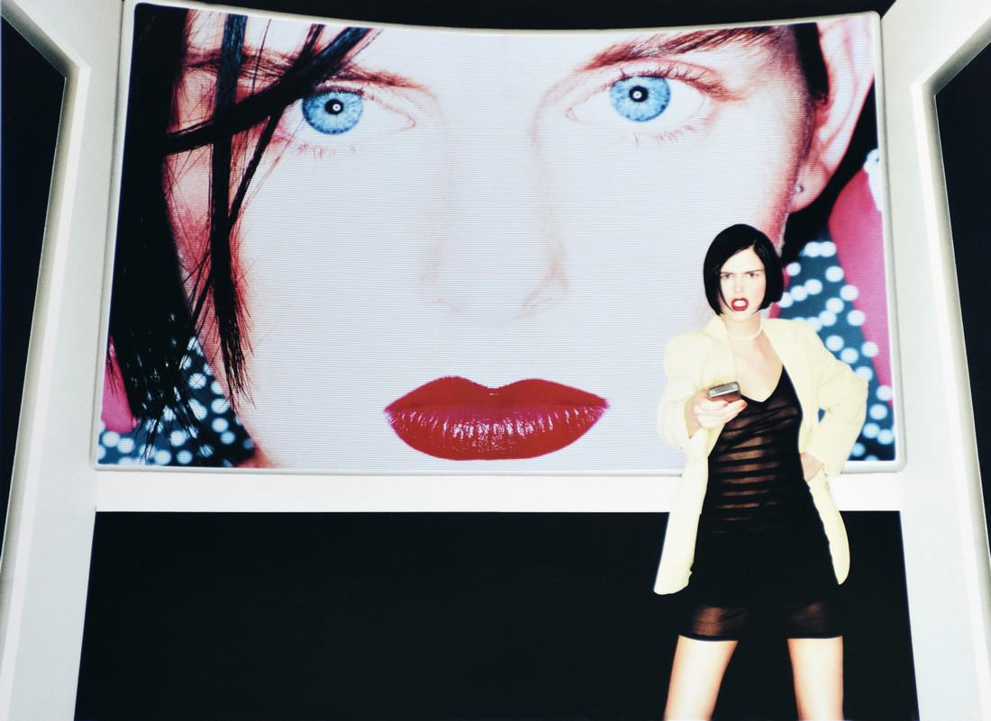 MICHAEL THOMPSON - Office Power, Vogue 1995: Artist: Michael Thompson Title: Office Power, Vogue 1995 Date Printed: 1999 Medium: Photolithograph Scheufelen 250 g/m2 Printer Location: Printed in Berlin 1999 -Vogue Lumited Edition Mount Size: 59 x