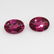 1.97 Ctw Natural Pink Rhodolite Garnet Oval Pair