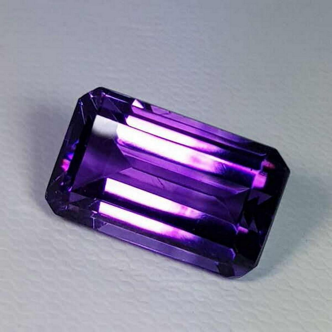 Natural Amethyst Emerald Cut 11.90 ct (1 of 6)