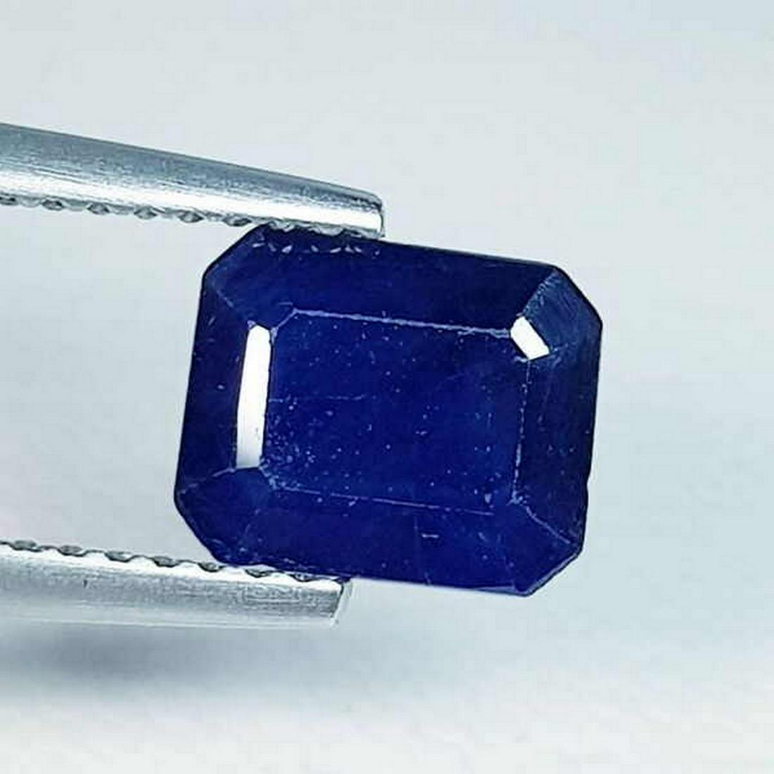 Natural Blue Sapphire Emerald Cut 1.72 ct (1 of 5)