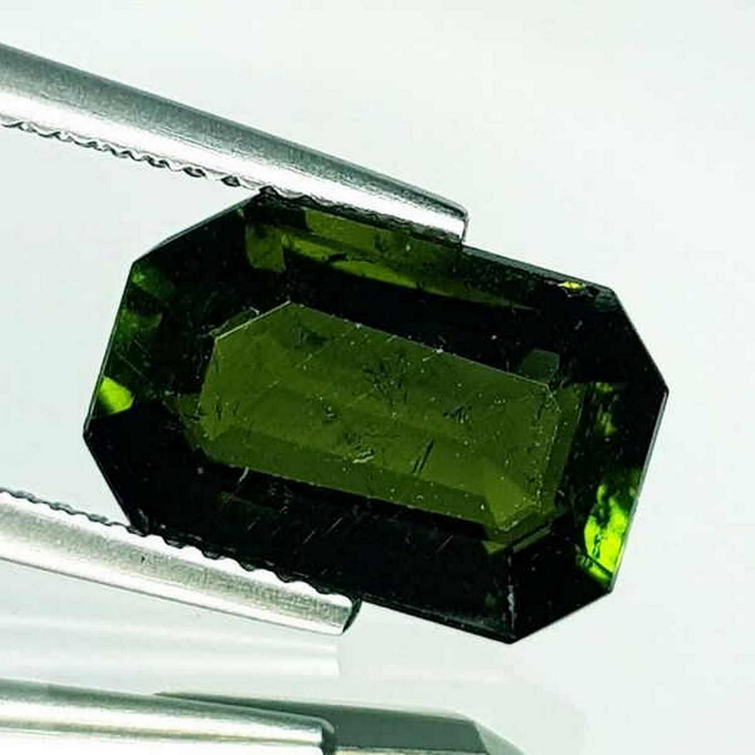 4.15 ct Natural Tourmaline Emerald Cut (1 of 5)