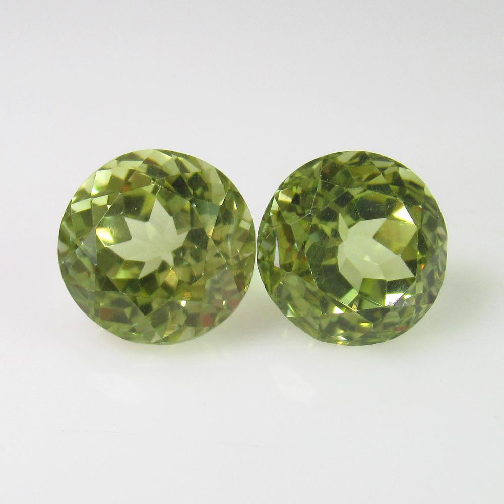 7.25 Ct Natural Lemon Quartz Round Pair: No Reserve! Title: 7.25 Ct Natural Lemon Quartz Round Pair Stone Clarity: VVS Gemstone: Natuarl Lemon Quartz Carat Weights: 7.25 Size/Dimensions: 9.20 x 9.20 x 6.80 mm / 2 PC's Top Quality Luster / Ex