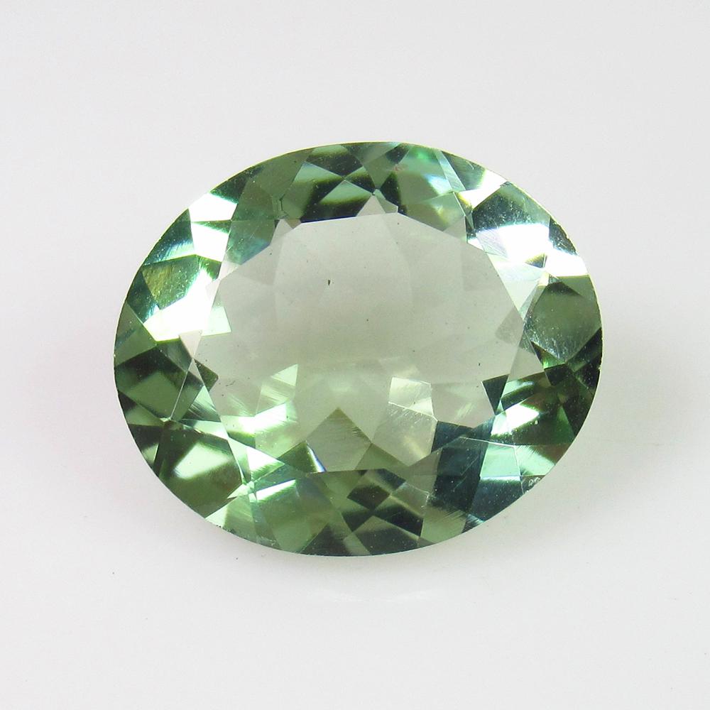 5.69 Ct Natural Green Amethyst Oval Cut (1 of 2)