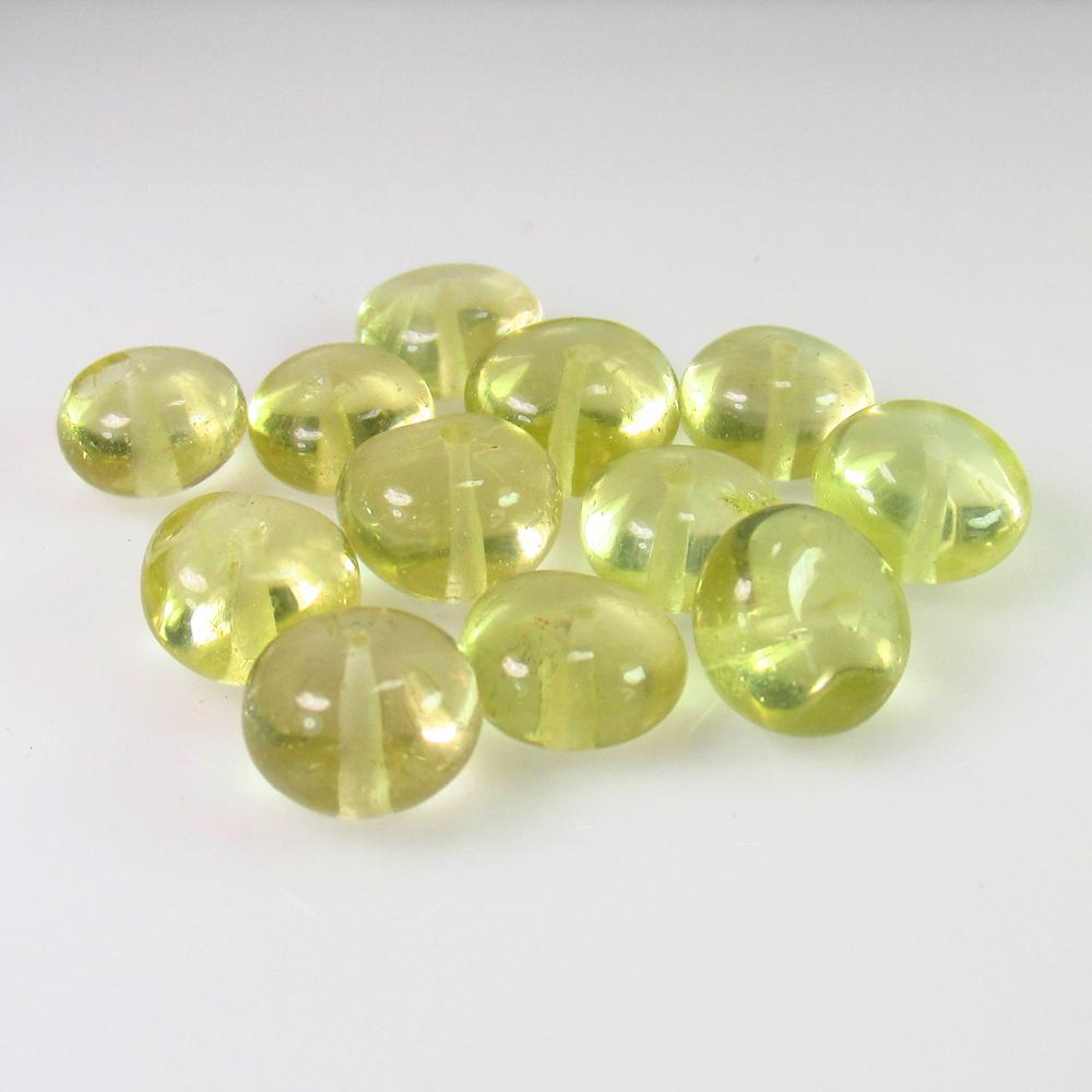 33.74 Ct Natural 12 Lemon Quartz Round Beads: No Reserve! Title: 33.74 Ct Natural 12 Lemon Quartz Round Beads Stone Clarity: Transparent Gemstone: Natural Lemon Quartz Beads Carat Weights: 33.74 Size/Dimensions: 7.90 to 9.10 mm / 12 PC's Top Clas