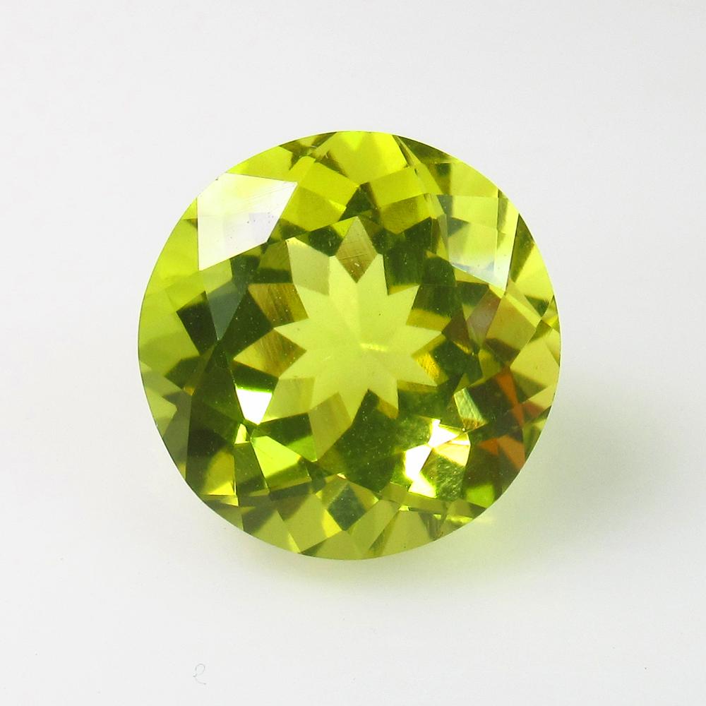 5.91 Ct Natural Lemon Quartz Round Cut: No Reserve! Title: 5.91 Ct Natural Lemon Quartz Round Cut Stone Clarity: VVS Gemstone: Natuarl Lemon Quartz Carat Weights: 5.91 Size/Dimensions: 11.80 x 11.80 x 8.30 mm Top Quality Luster / Excellent 