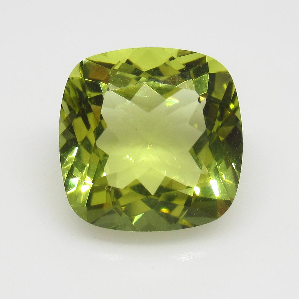 6.94 Ct Natural Lemon Quartz Cushion Cut: No Reserve! Title: 6.94 Ct Natural Lemon Quartz Cushion Cut Stone Clarity: VVS Gemstone: Natuarl Lemon Quartz Carat Weights: 6.94 Size/Dimensions: 12.20 x 12.20 x 7.80 mm Top Quality Luster / Excellen