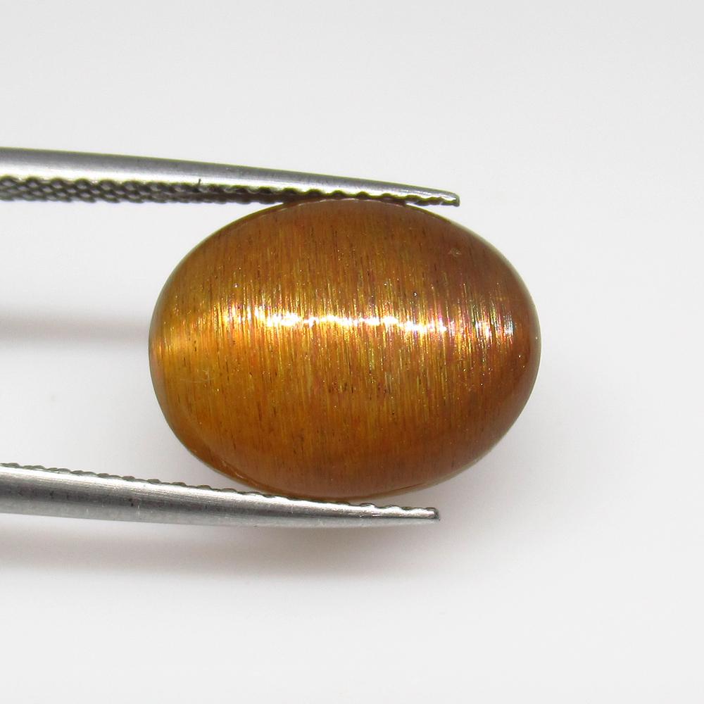 7.19 Ct Natural Orange Sunstone Oval Cab: No Reserve! Title: 7.19 Ct Natural Orange Sunstone Oval Cab Stone Clarity: Opaque Gemstone: Natural Sunstone Carat Weights: 7.19 Size/Dimensions: 13.40 x 11.00 x 6.90 mm Excellent Oval Cab / Good Colo