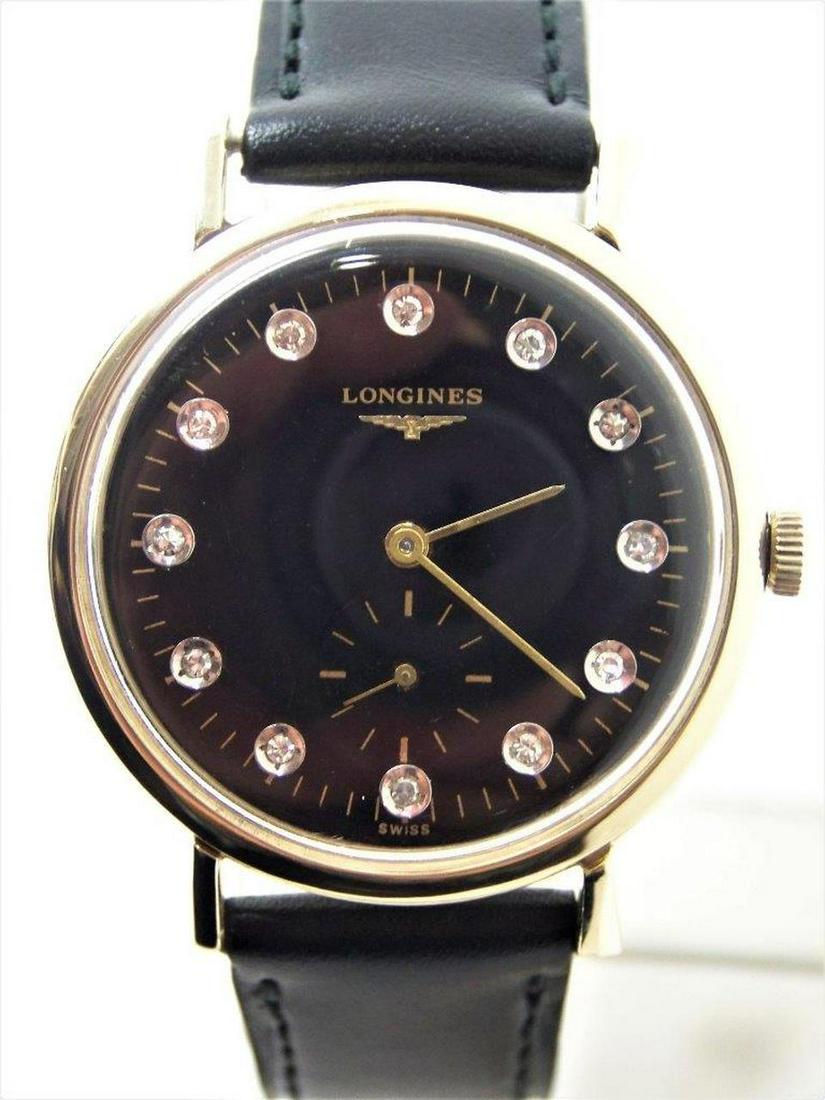 Vintage 14k LONGINES Mens Winding Watch Ref.215 c.1950s: Vintage 14k LONGINES Mens Winding Watch Ref.215 c.1950s Cal 23M EXLNT RARE?? Great present for yourself or someone you love as well as for vintage collectors or enthusiasts! * Solid 14k yellow gold ca