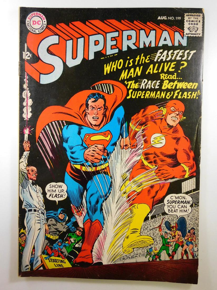 Superman #199 First Superman Vs. Flash Race (1 of 1)