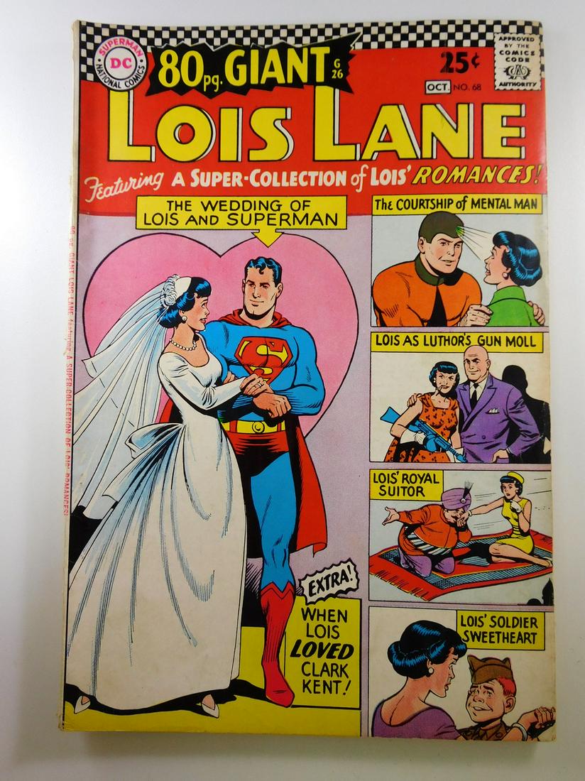 Superman's Girlfriend Lois Lane #68: No Reserve! All comics are shipped in a box with cardboard pads. Shipping: Individual Comics: Flat-rate of $9.99 (1-8 comics) or $19.99 (9+ comics) to anywhere within the contiguous U.S. International