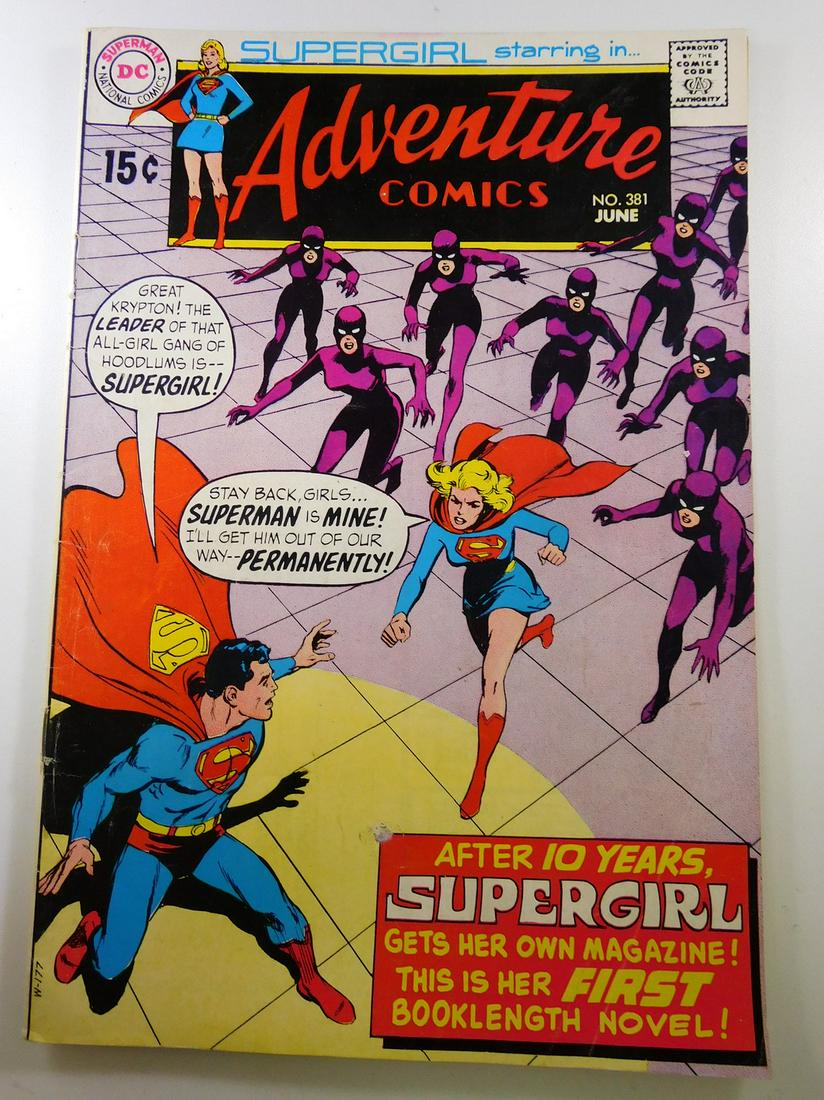 Adventure Comics #381 First Solo Supergirl (1 of 1)