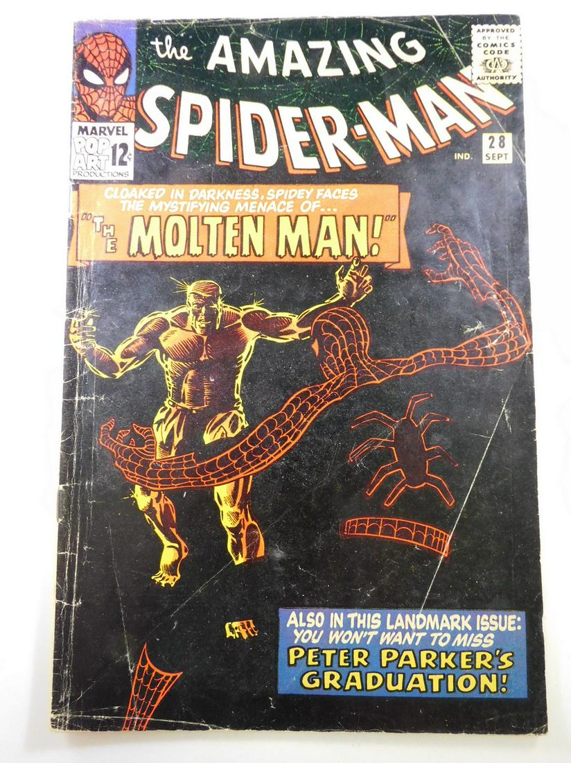 Amazing Spider-Man #28 First Appearance of Molten Man (1 of 1)