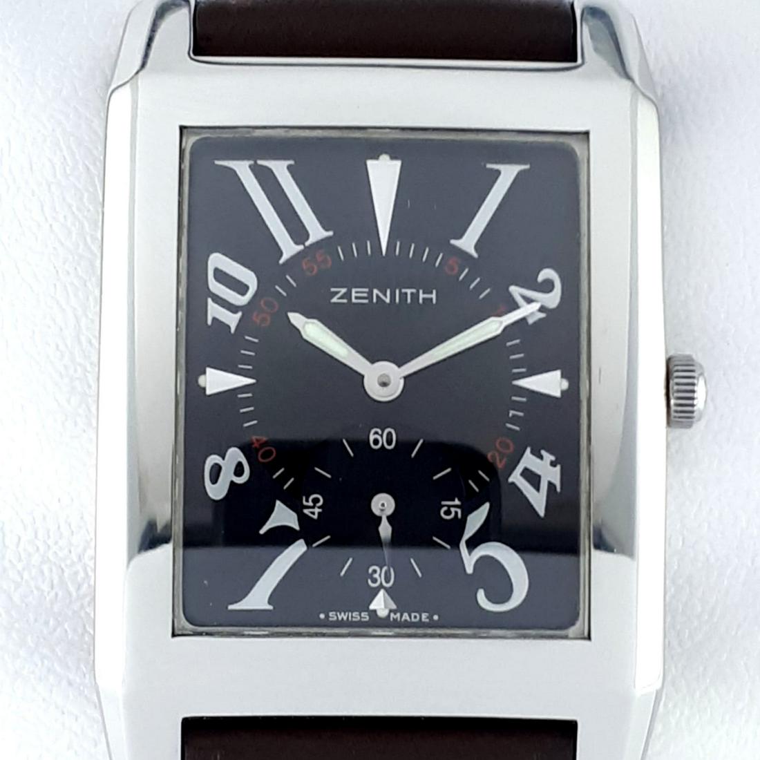 Zenith - Port Royal V - Ref: 01.0250.887 - Men -: Brand: Zenith Model: Port Royal V Reference Number: Ref: 01.0250.887 Gender: Men Period: 2011-present Movement: Quartz Case material: Steel Type: Analogue wristwatch Shipped Insured: Yes Condition: Wo