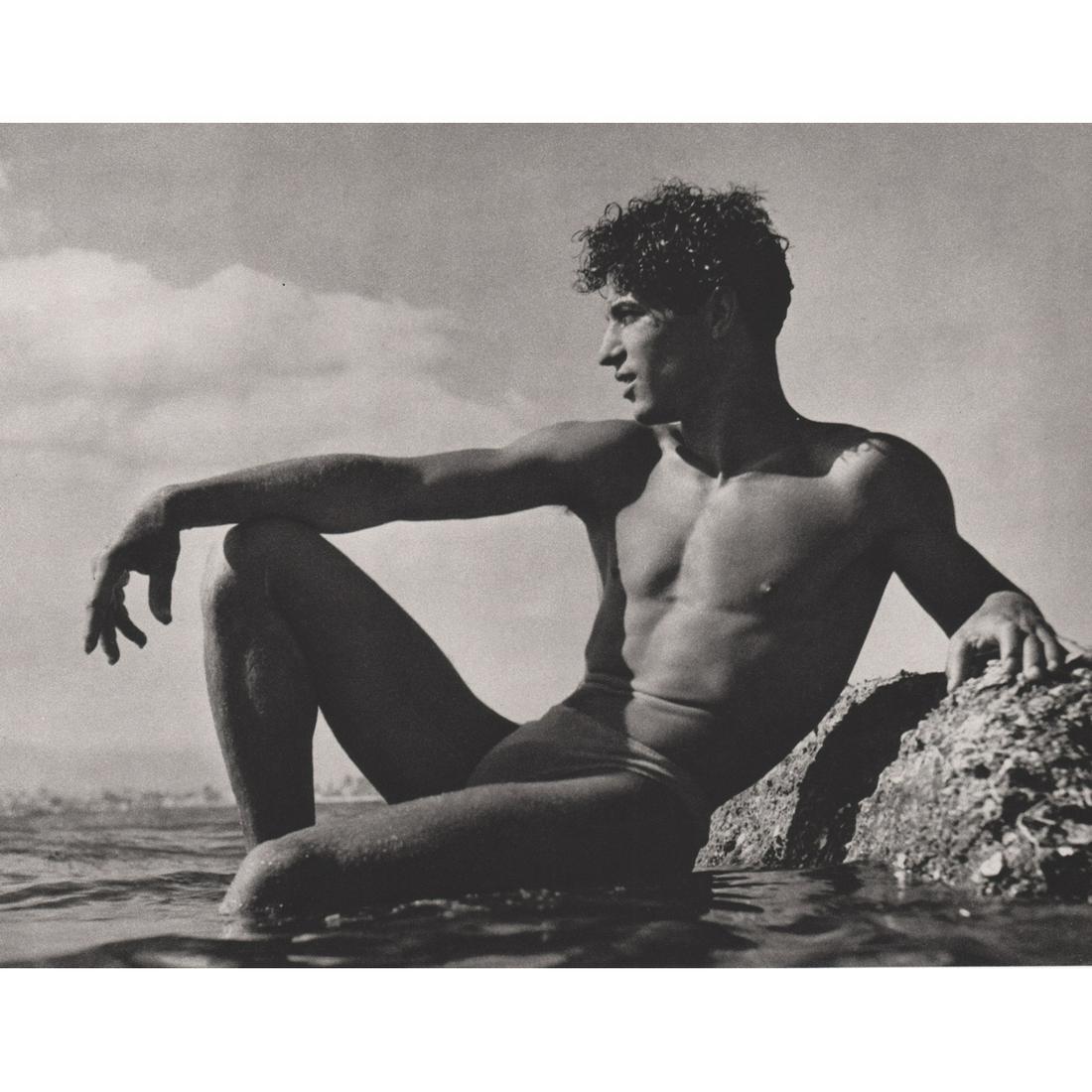 HERBERT LIST - Italy, c 1936 - Young Man: Artist: HERBERT LIST Print Title: Italy, c. 1936 Medium: Sheet-fed Gravure Printing Date: 1980's Printed in Japan Image Size approx: 6.75 x 9 inches Herbert List (1903-1973) was a German photographer,