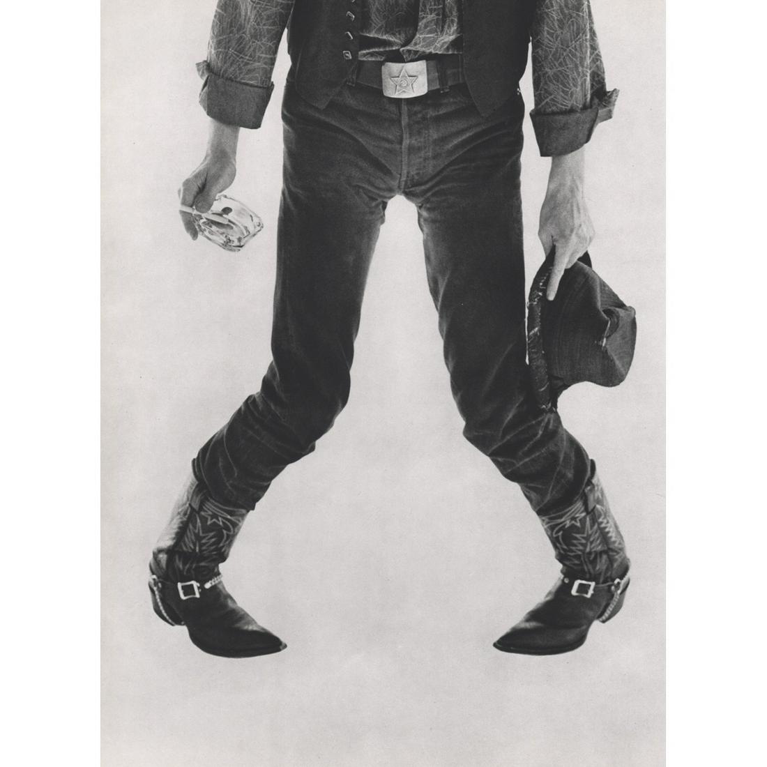 HERB RITTS - David Bowie, 1987: Artist: HERB RITTS Print Title: David Bowie, Los Angeles, 1987 Medium: Sheet-fed Gravure Printing Date: 1980's Printed in Japan Image Size approx: 13.75 X 10.5 inches Herb Ritts (1952-2002) was an Ame