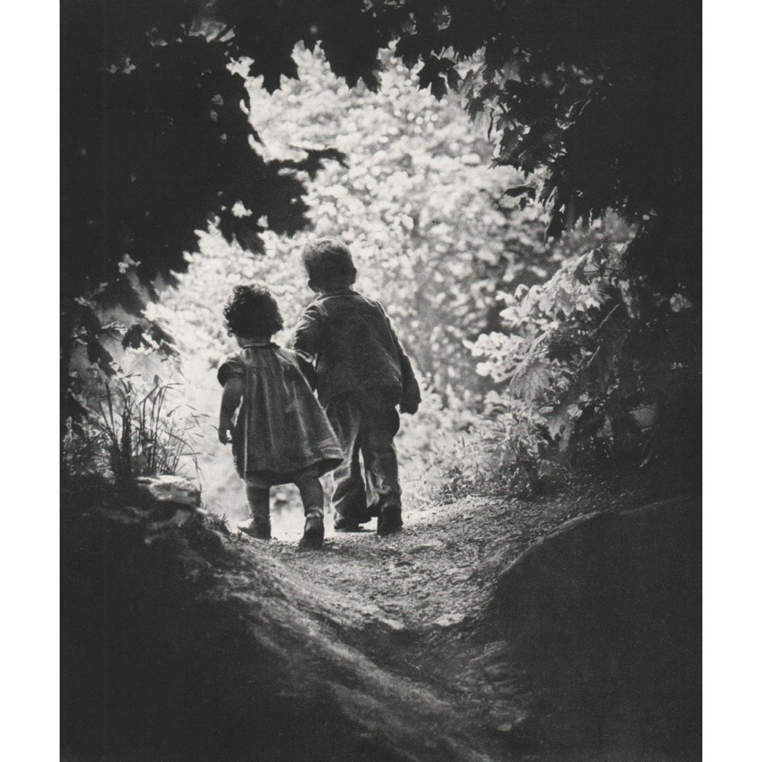 W. EUGENE SMITH - My Children, 1946: Artist: W. EUGENE SMITH Print Title: My Children, 1946 Medium: Sheet-Fed Gravure Printed in 1970's Printed in France Image Size: 8.5 x 7.25 inches William Eugene Smith (1918-1978) was an American phot
