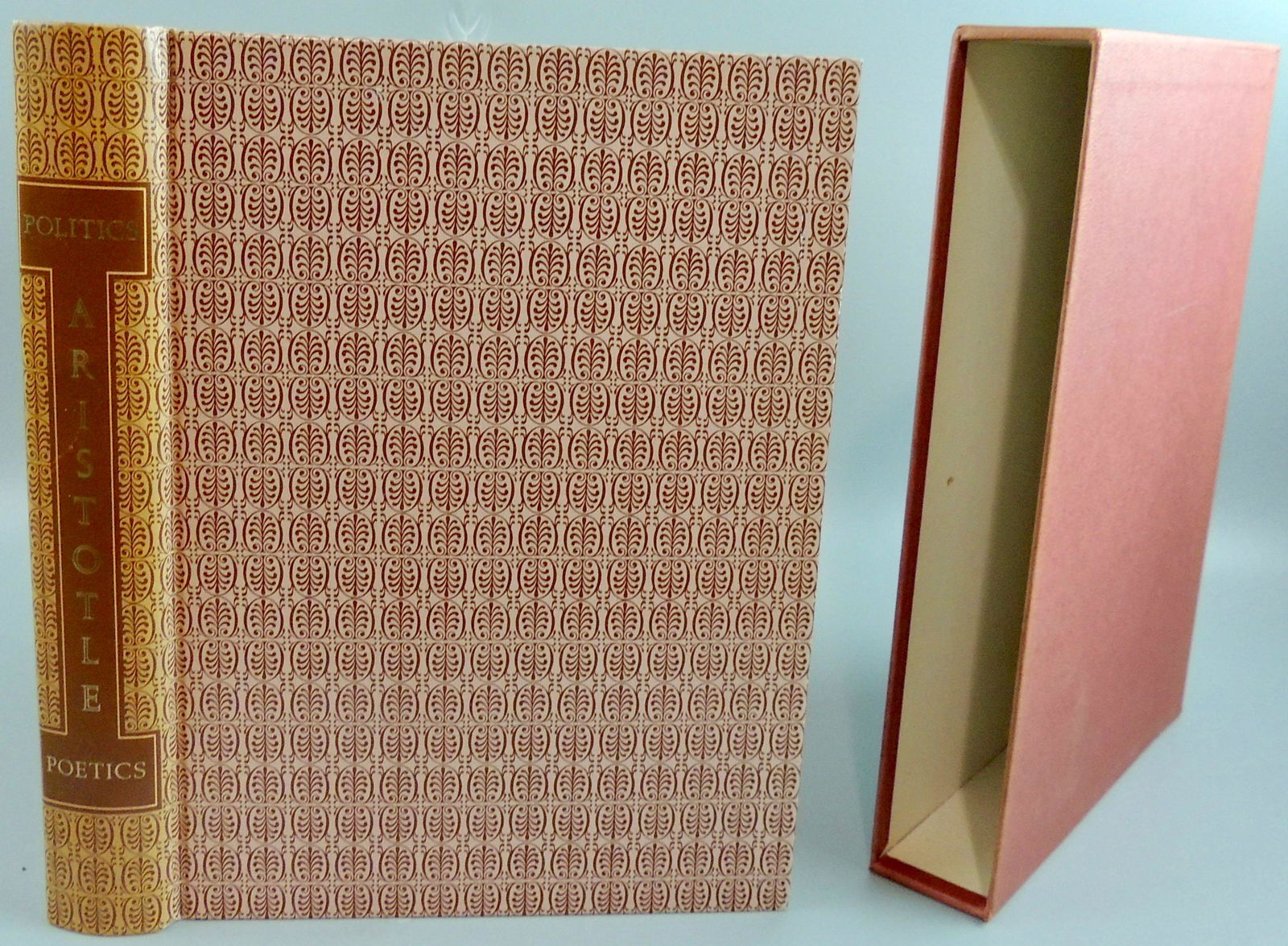 Aristotle: Politics & Poetics, HC w/ Folio Slipcase: Book Title: Aristotle: Politics & Poetics Author(s): Translated by Benjamim Jowett & S.H. Butcher; With and Introduction by Horace M. Kallen; Portraits/Illustrated by Leonard Baskin Publication: The H