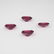 3.73 Ct Natural 4 Pink Rhodolite Garnet Oval Set - 2