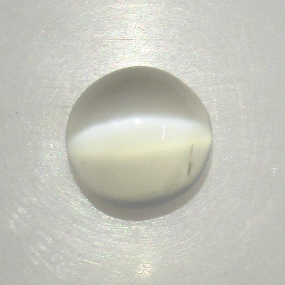 6.62 Ct Natural Sharp Line Moonstone Round Cab (1 of 2)