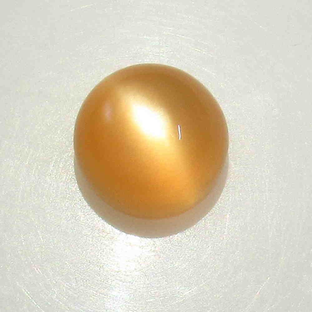 4.95 Ctw Natural Orange Moonstone Round Cab: No Reserve! Title: 4.95 Ctw Natural Orange Moonstone Round Cab Stone Clarity: Transparent Gemstone: Moonstone Carat Weight: 4.95 Size/ Dimensions: 10.00 x 10.00 x 6.90 mm Nice Round Cabochon / Top Qua